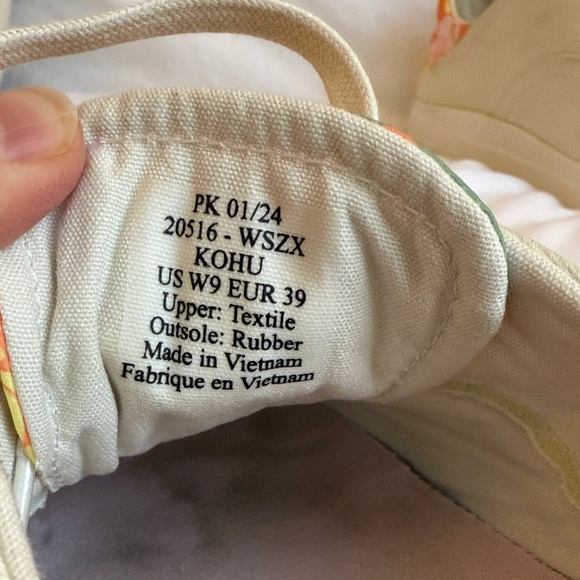 OluKai Women's Sneakers in Cream and Pink - Picture 7 of 7